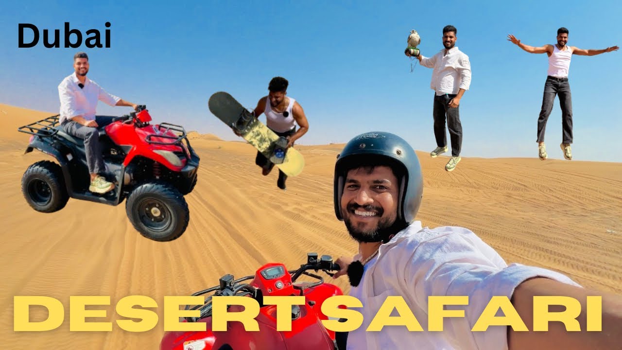Dubai Desert Safari is INSANE 😱 Quad Bike, Dune Bashing & Sandboarding | Indian Traveler