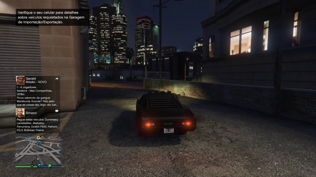 Inpinando carro