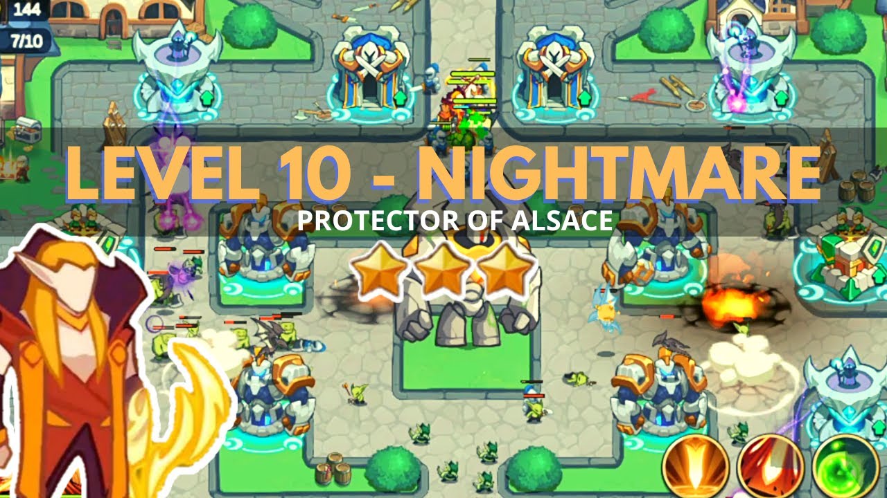 Empire Defender: Level 10 NIGHTMARE / PROTECTOR OF ALSACE / GAMEPLAY