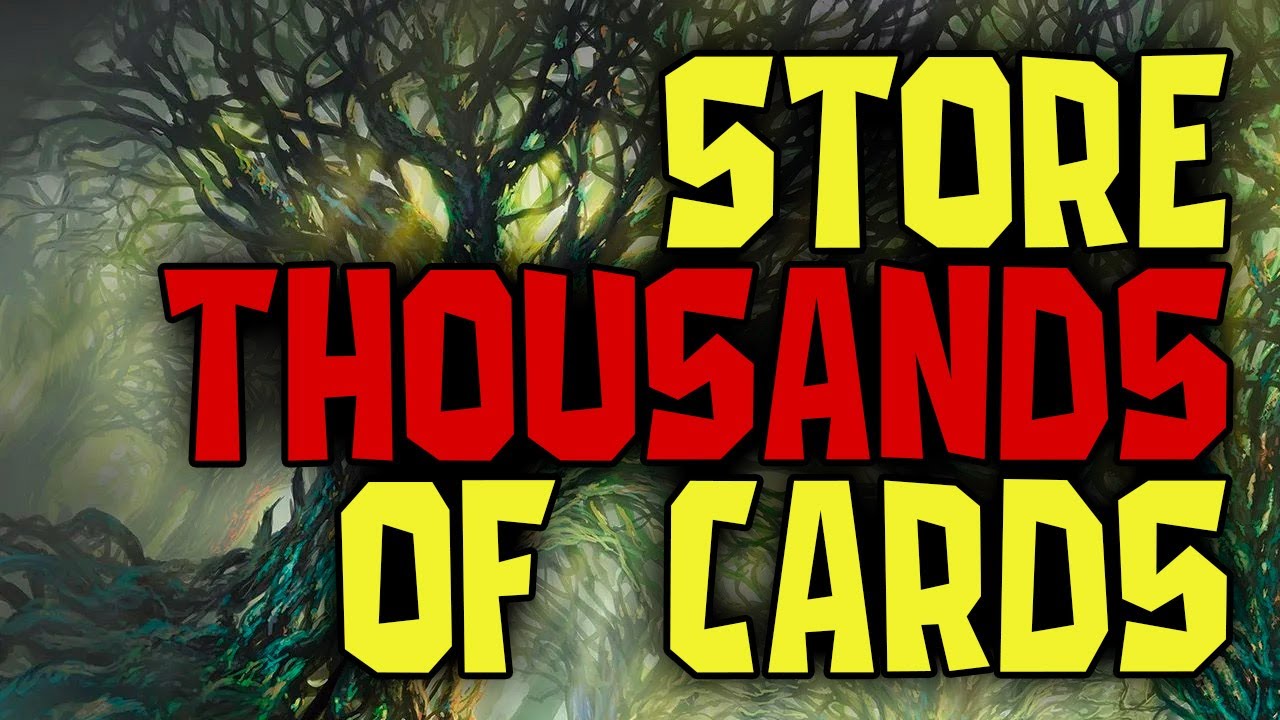 How to store THOUSANDS of Magic the Gathering Cards.