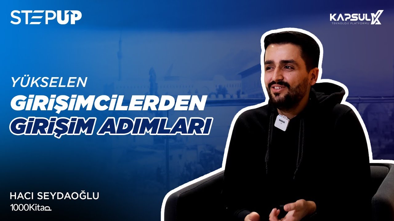 1000 Kitap Kurucu CEO&rsquo;su Hacı SEYDAOĞLU Girişim Deneyimlerini Paylaştı. #kaps&uuml;lteknoloji #eğitim