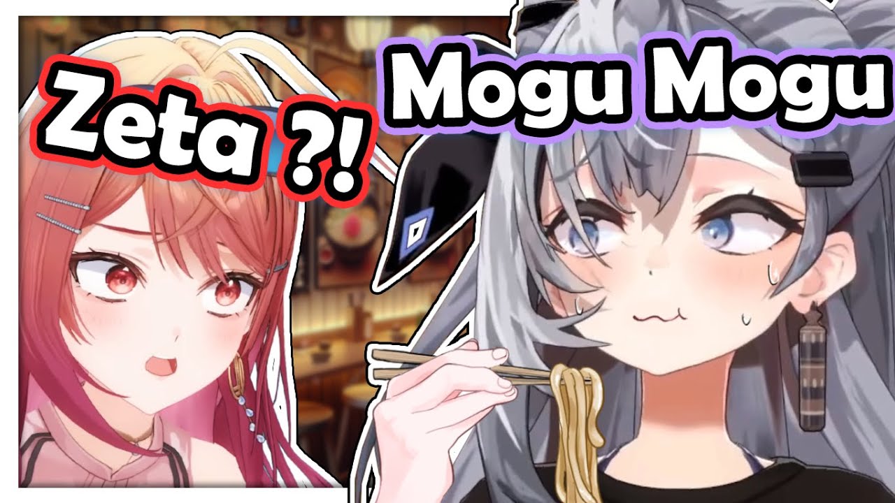 Zeta Always 𝐆𝐎𝐄𝐒 𝐇𝐀𝐑𝐃 in All-You-Can-Eat Dinner【Hololive】