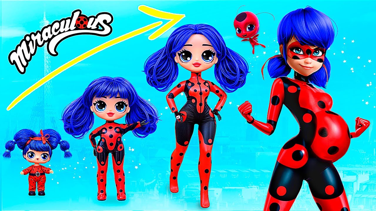 Miraculous Ladybug Está Crescendo! DIYs Para LOL OMG