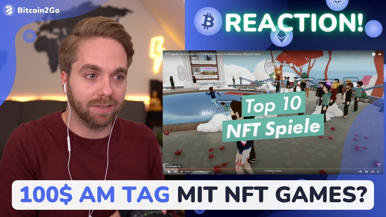MIT NFT GAMES GELD VERDIENEN? Die Top 10 Play to Earn Games 2022 | Reaction @HenryHasselbach