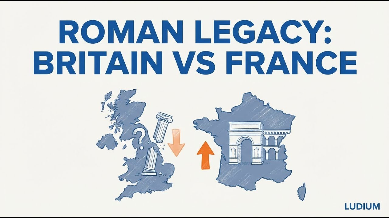 Why Roman Civilization Was Erased in Britain but Survived in France