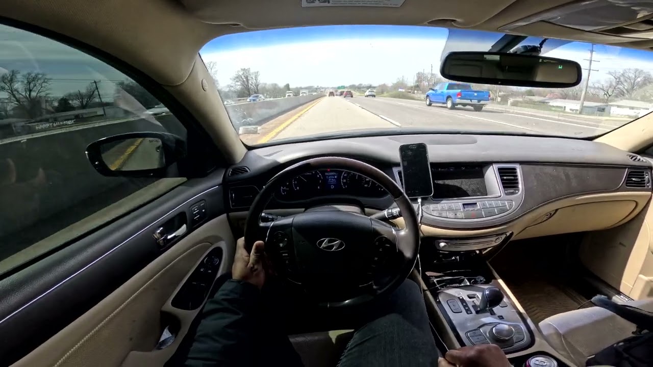 Light Cut Up Through Traffic | Genesis 4.6 V8 POV Drive