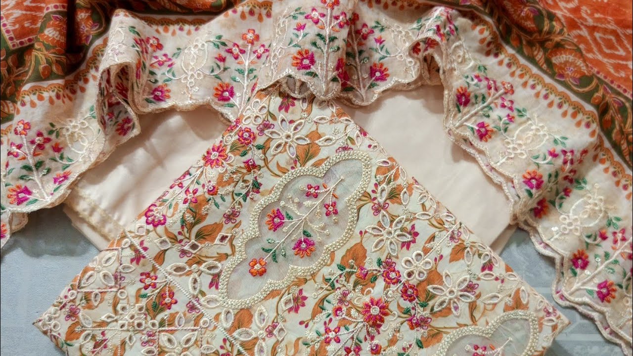 EXCLUSIVE LUXURY EMBROIDERED SUMMER COLLECTION | RIWAYAT CHICKEN KARRI MALIK FABRICS #eidcollection