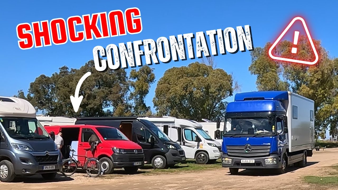RUDE FRENCH CAMPER CONFRONTS US - You Won’t Believe Why!!