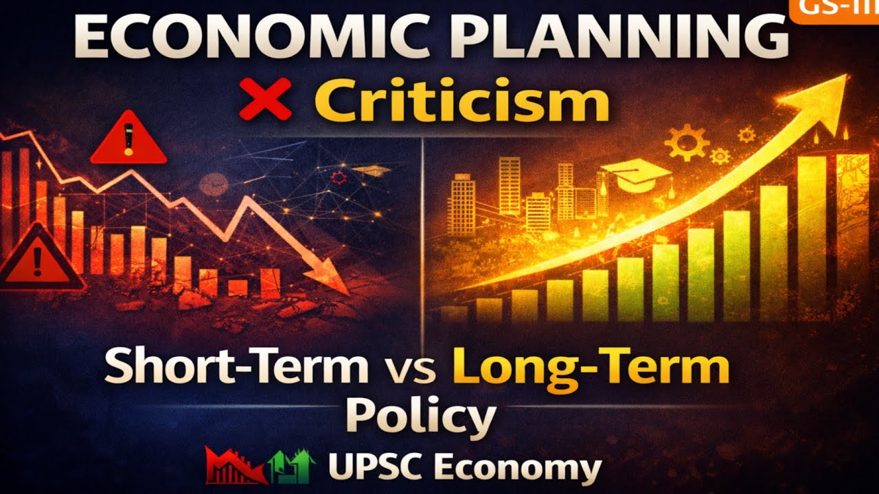 Why Economic Planning Failed?|Short & Long Term Policy Criticism |UPSC Economy Class 8 in Malayalam 