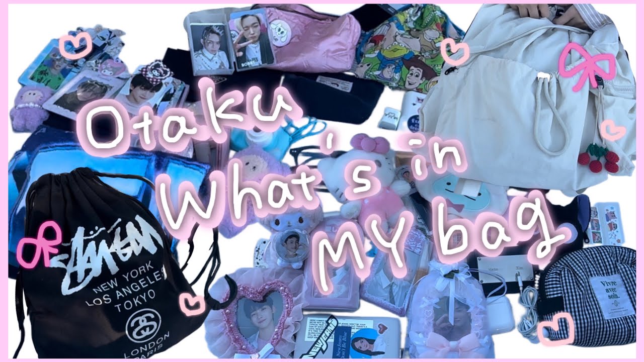 【What's in My Bag 】可愛いものとイケメンしか出てこないWhat's IN MY BAG 🎀🫧