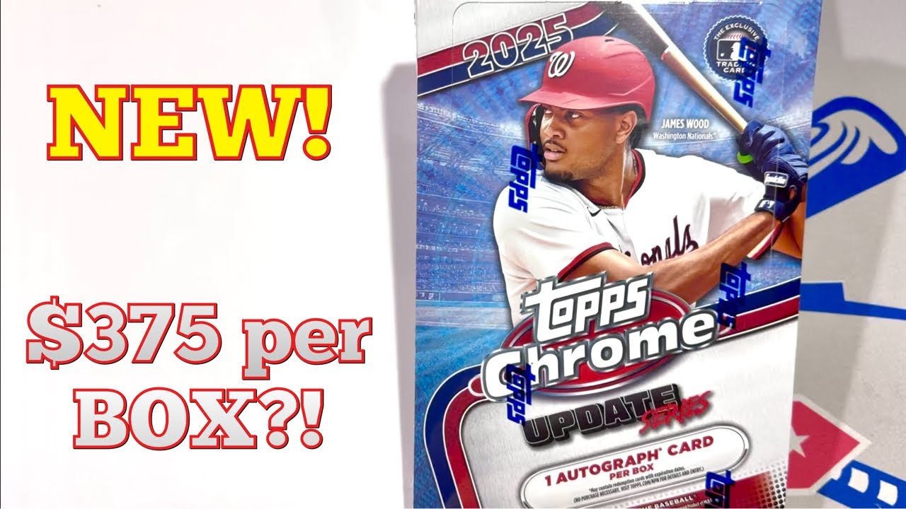 НОВИНКА! ОБНОВЛЕНИЕ TOPPS CHROME 2025 ДЛЯ ХОББИ!