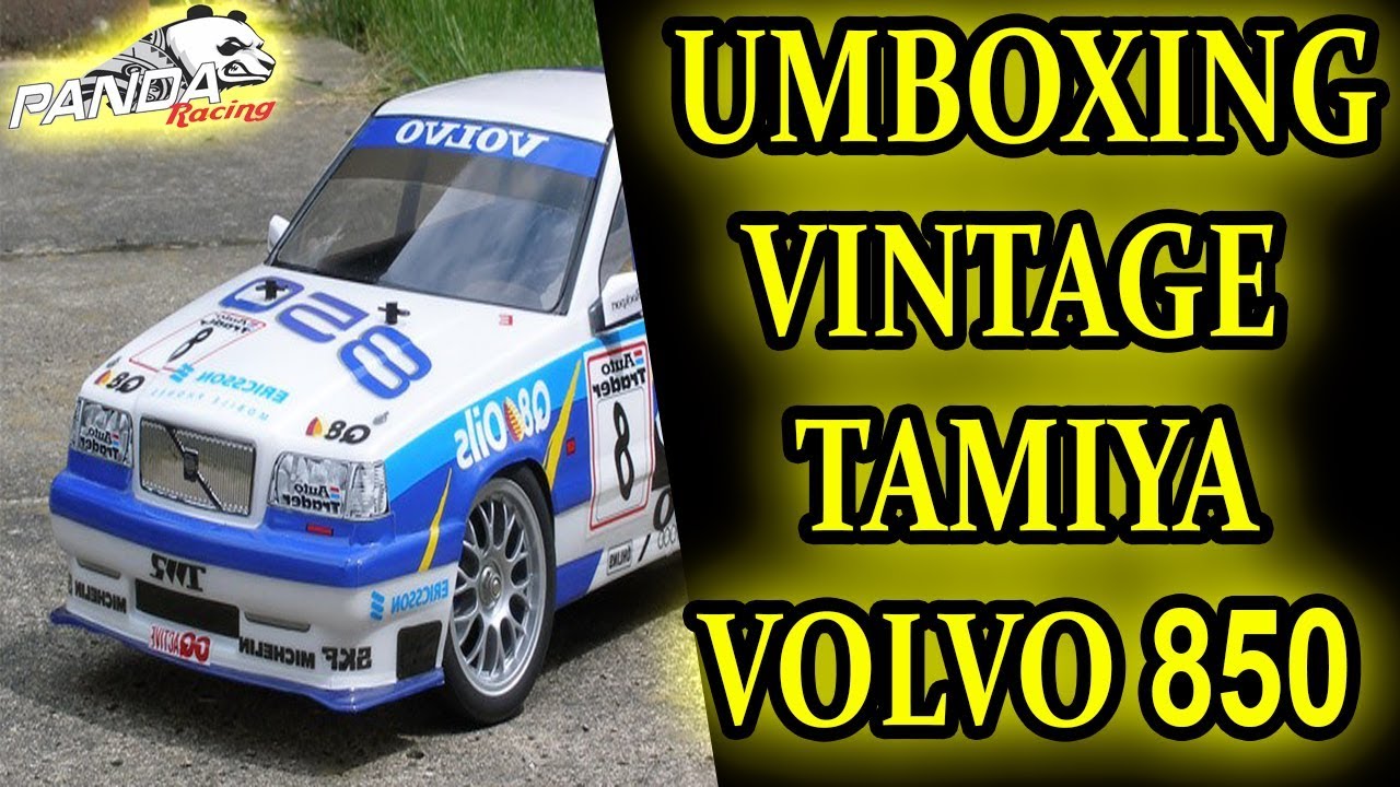 Panda Slot RC - Unboxing Vintage Tamiya Volvo 850 BTCC