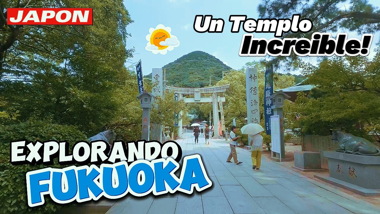 🌸La ciudad que conectó JAPON con el Mundo! Fukuoka, Un Templo perdido!
