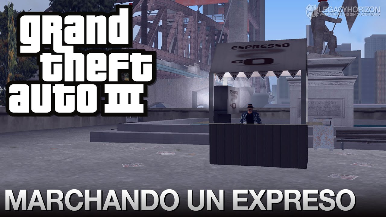 GTA 3 - Misión #46 - Marchando un expreso / Café para llevar (1080p 60fps)