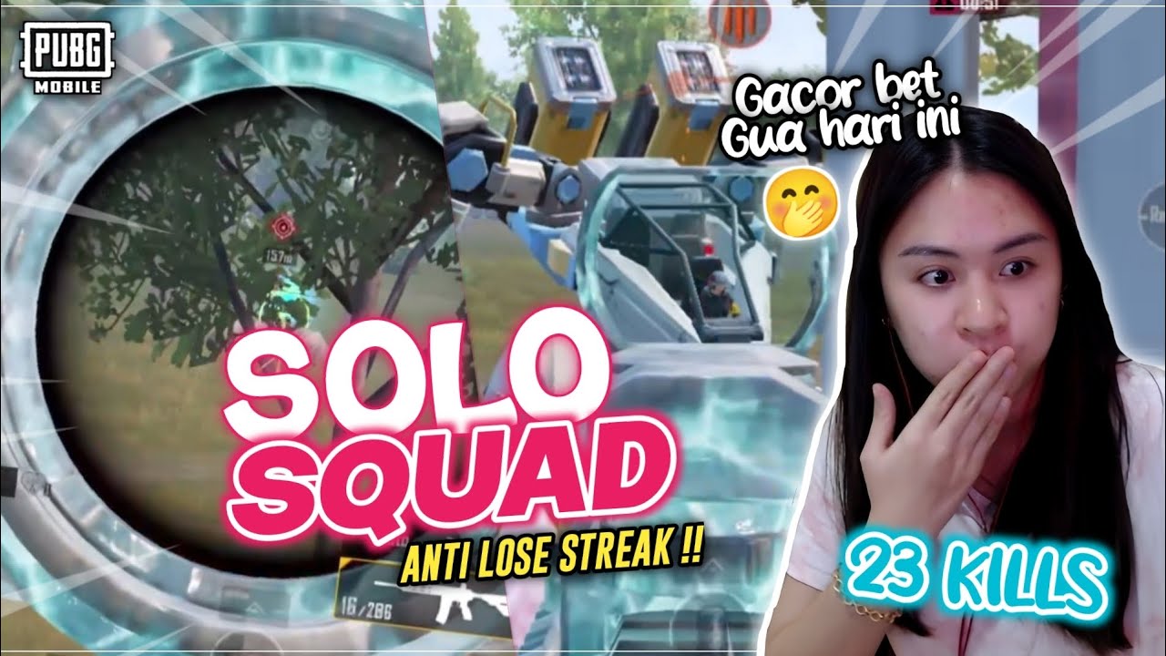 SOLO SQUAD DI EVENT INI DI JAMIN WIN STREAK 🤭 | 23 KILLS - Babyla