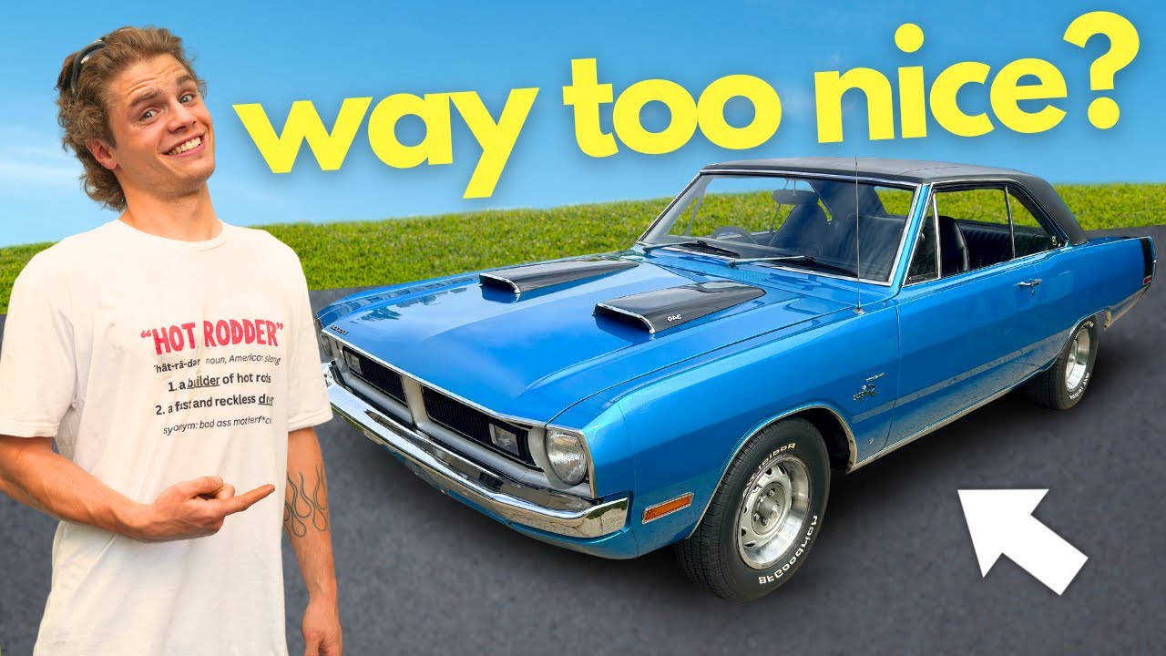 ГРОМКОСТИ И ТРЯСЕНИЯ на идеальном 340/4-ступенчатом Dodge Dart '71 года!