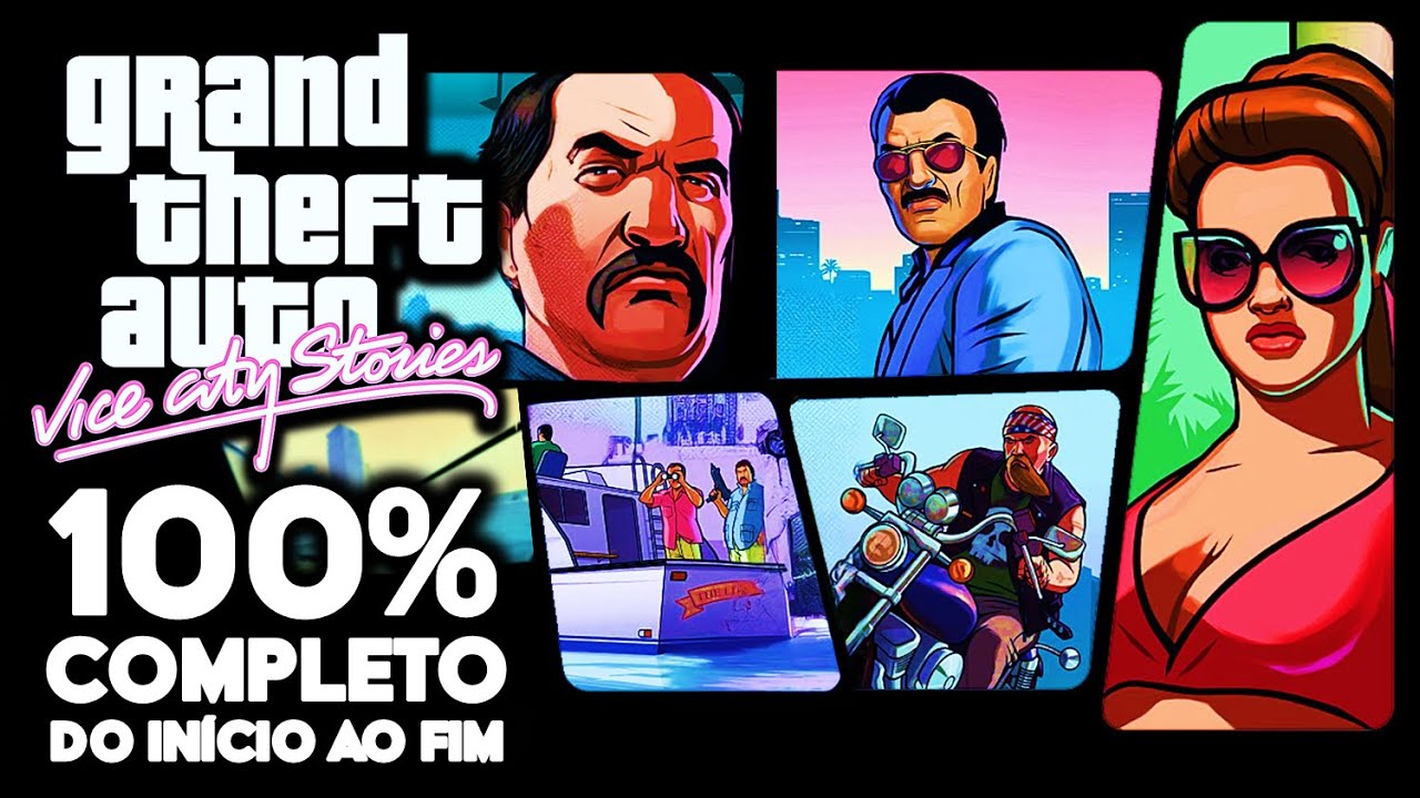 GRAND THEFT AUTO GTA VICE CITY STORIES (em Português) - 100% Completo do Início ao Fim
