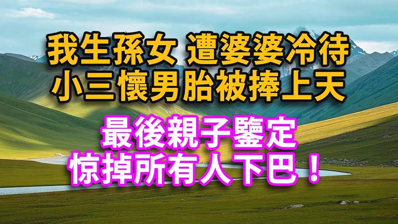 我生孫女遭婆婆冷待小三懷男胎被捧上天最後親子鑒定惊掉所有人下巴！#人生感悟 #健康 #情感故事 #婚姻經營 #老年生活 #家庭 #故事  #生活經驗 #為人處世  #生活經驗 #為人處世