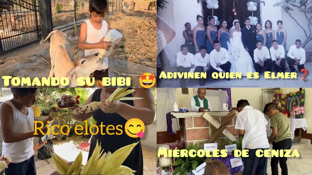 Miércoles de ceniza🙏//Nos invitó unos ricos elotes😋//Dandole bibi al beserrito🫠