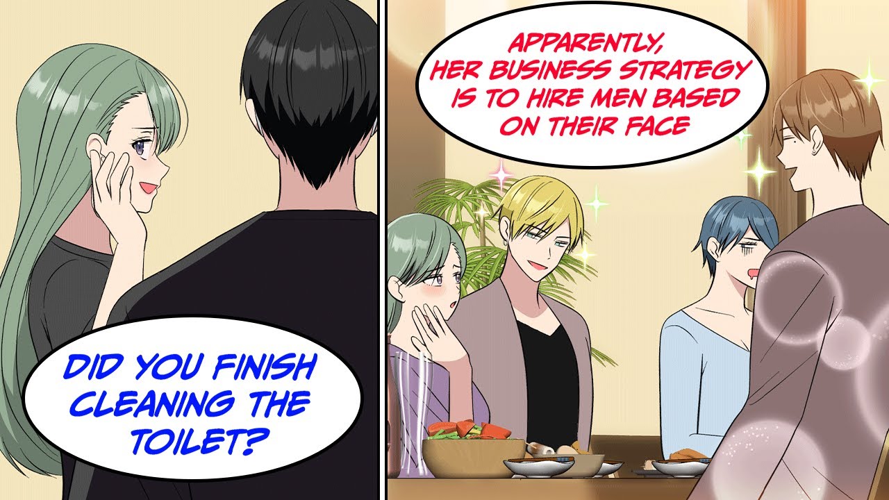 The female manager spoils the pretty guys and is rude to me and the female employee [Manga Dub]