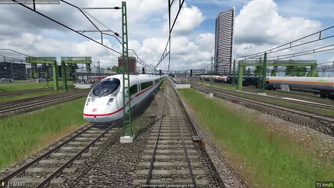*4K60* Transport Fever 2 - ICE VELARO D Mitfahrt