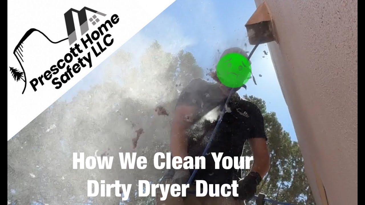 How We Use Compressed Air For Dryer Vent Cleaning - Certified Dryer Exhaust Technician