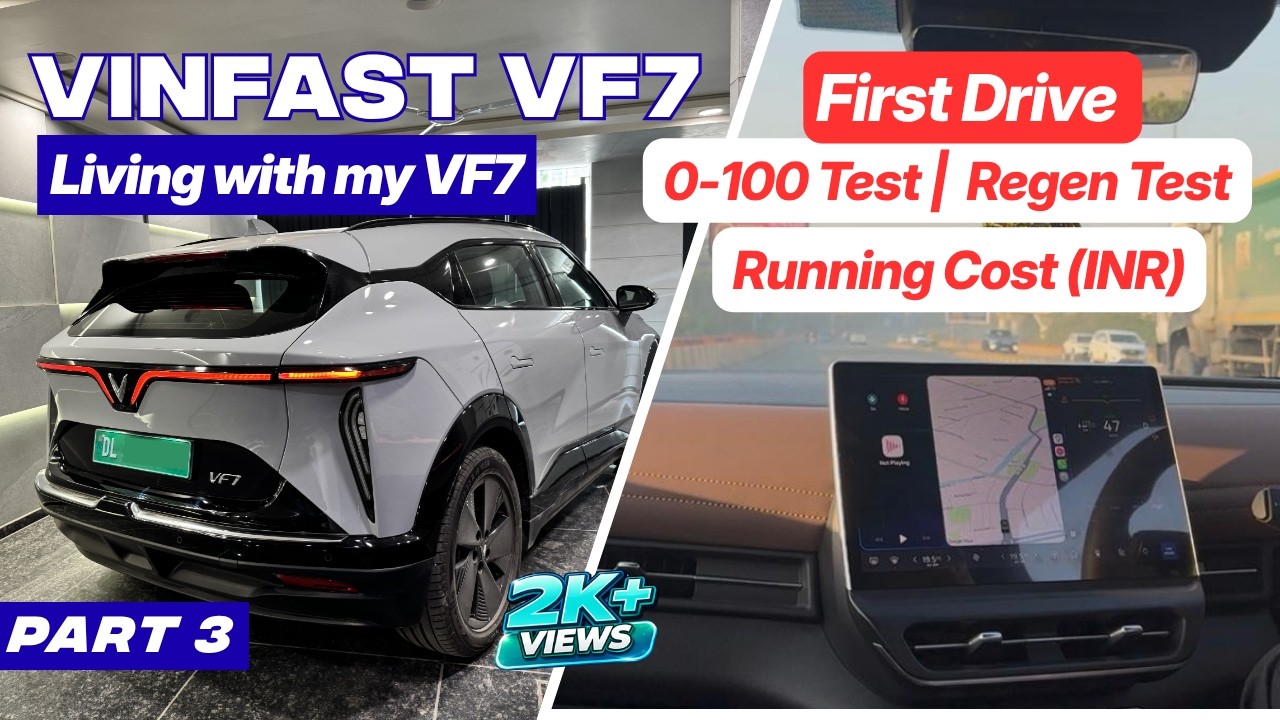 Vinfast VF7 First Drive | 0-100 Test | Regen Modes | Running Cost |  Living With My VF7 - Part 3