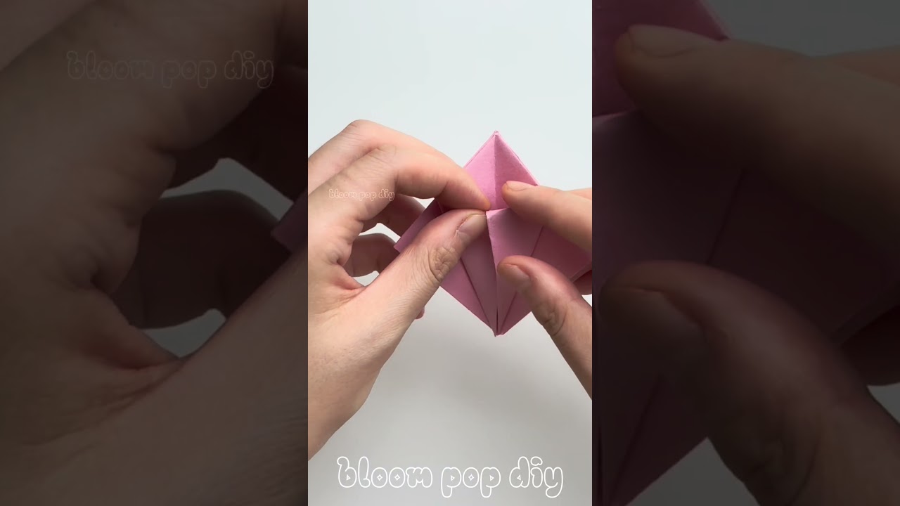 DIY Beautiful Origami Tulip 🌷 | Easy & Cute Paper Flower