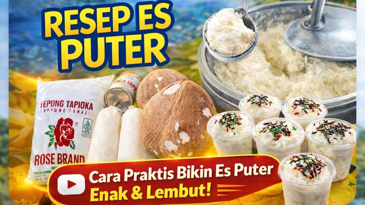 Resep es puter baru untuk pemula,Untuk jualan keliling ][ Part_1