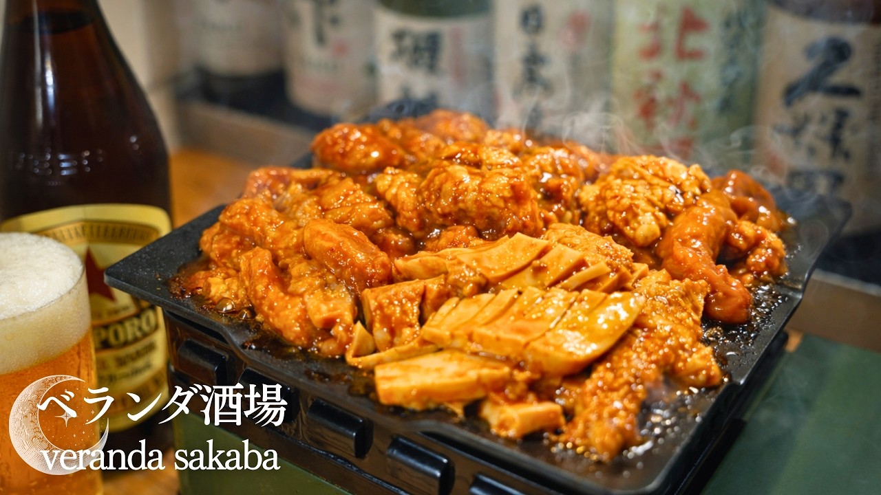 台所でホルモン昼呑み。子どもが昼寝している2時間だけ