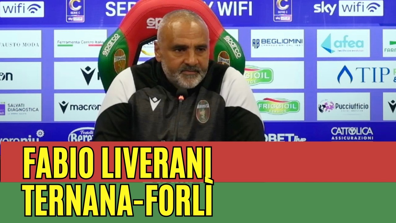 🎙️ La conferenza stampa di #FabioLiverani pre #TernanaForlì