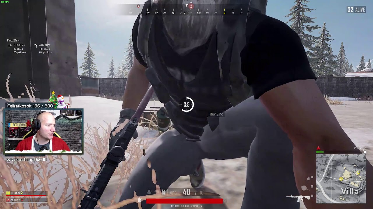 Karácsony van a PUBG-ben is! | PUBG WINTER | SUB CÉL: 350 | !goal !donate !sub !vod