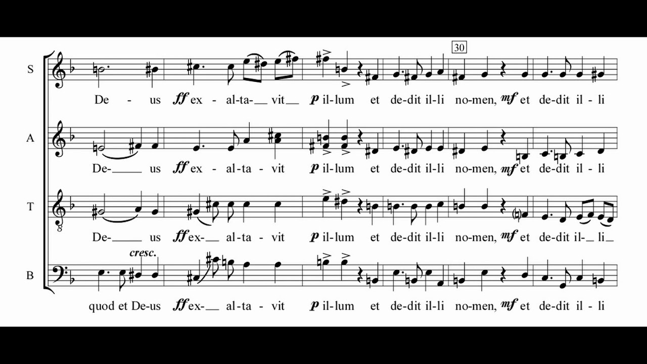 Bruckner - Christus factus est - alto