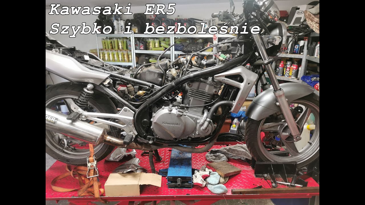 Kawasaki ER5, szybki temat, prosto i bezboleśnie.