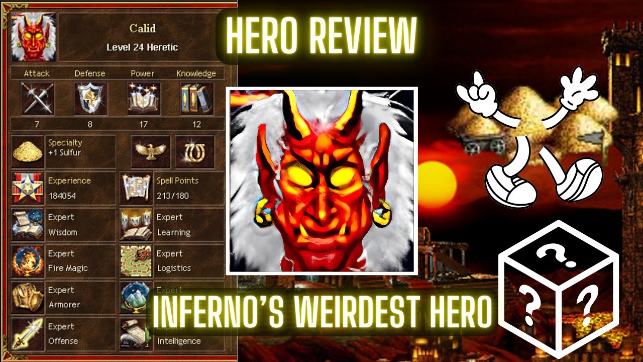 Heroes 3 Inferno Heroes - Calid Review - Strategy