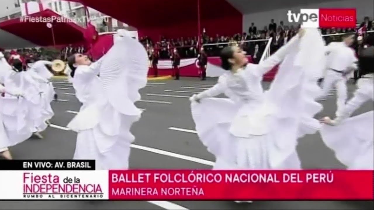 Marinera en la Gran Parada y Desfile Militar 2019