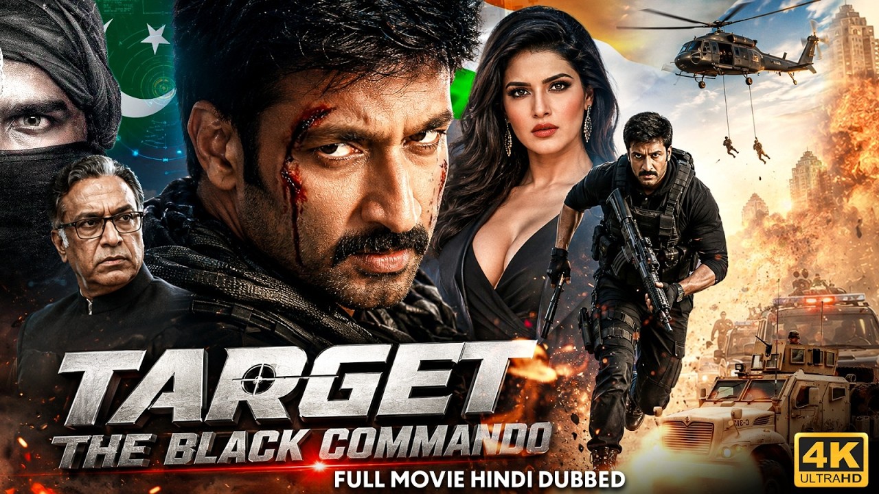 TARGET: THE BLACK COMMANDO - Hindi Dubbed Full Movie | Gopichand, Mehreen | South Action Movie
