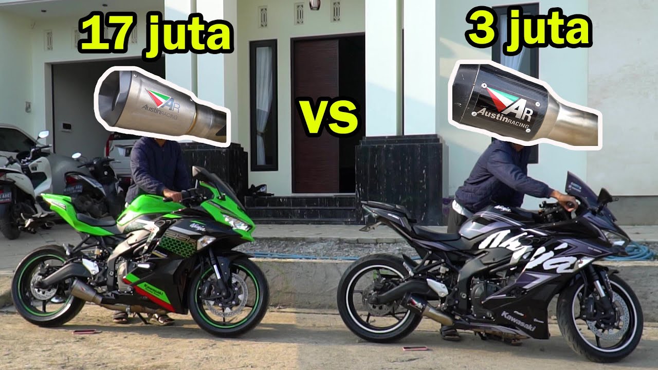 Cek Sound Knalpot Paling Brutal Austin Racing Original Vs  Austin Racing Kw  Kawasaki Zx25r