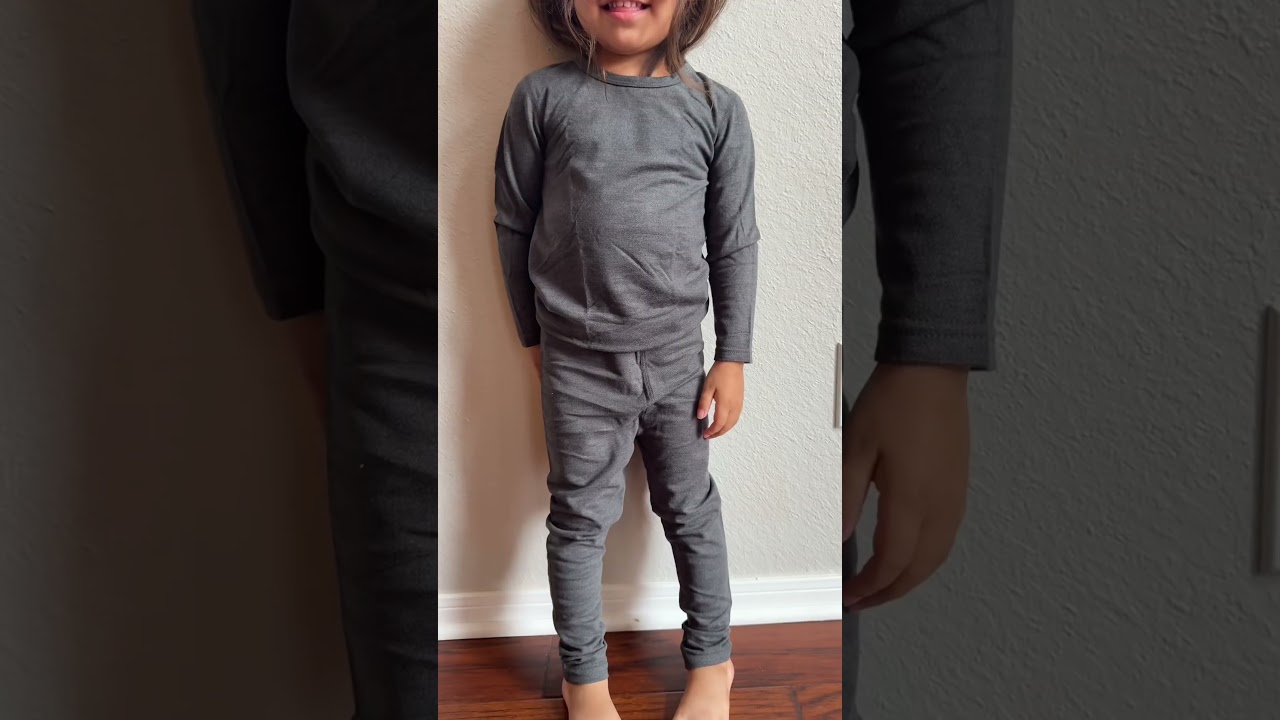 Kids Thermal Underwear Review ❄️ | Warm Long Sleeve Base Layer