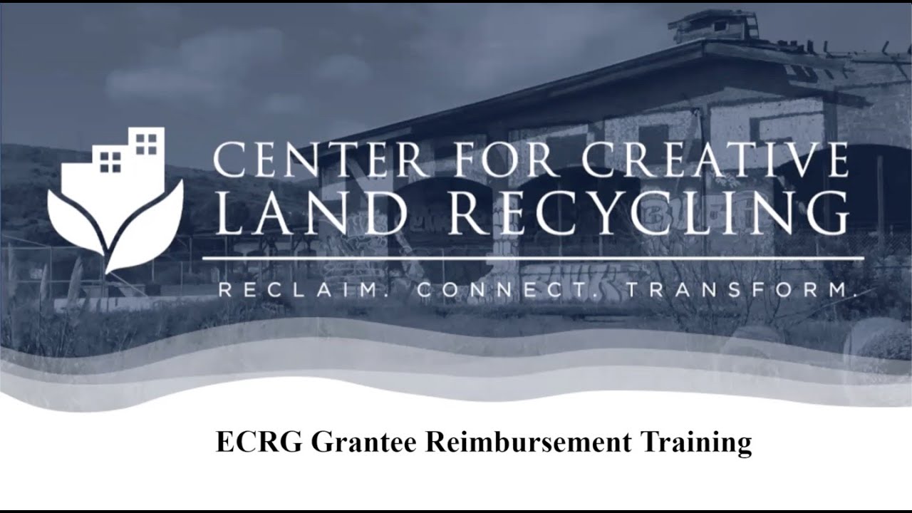 ECRG Grantee Reimbursement Training