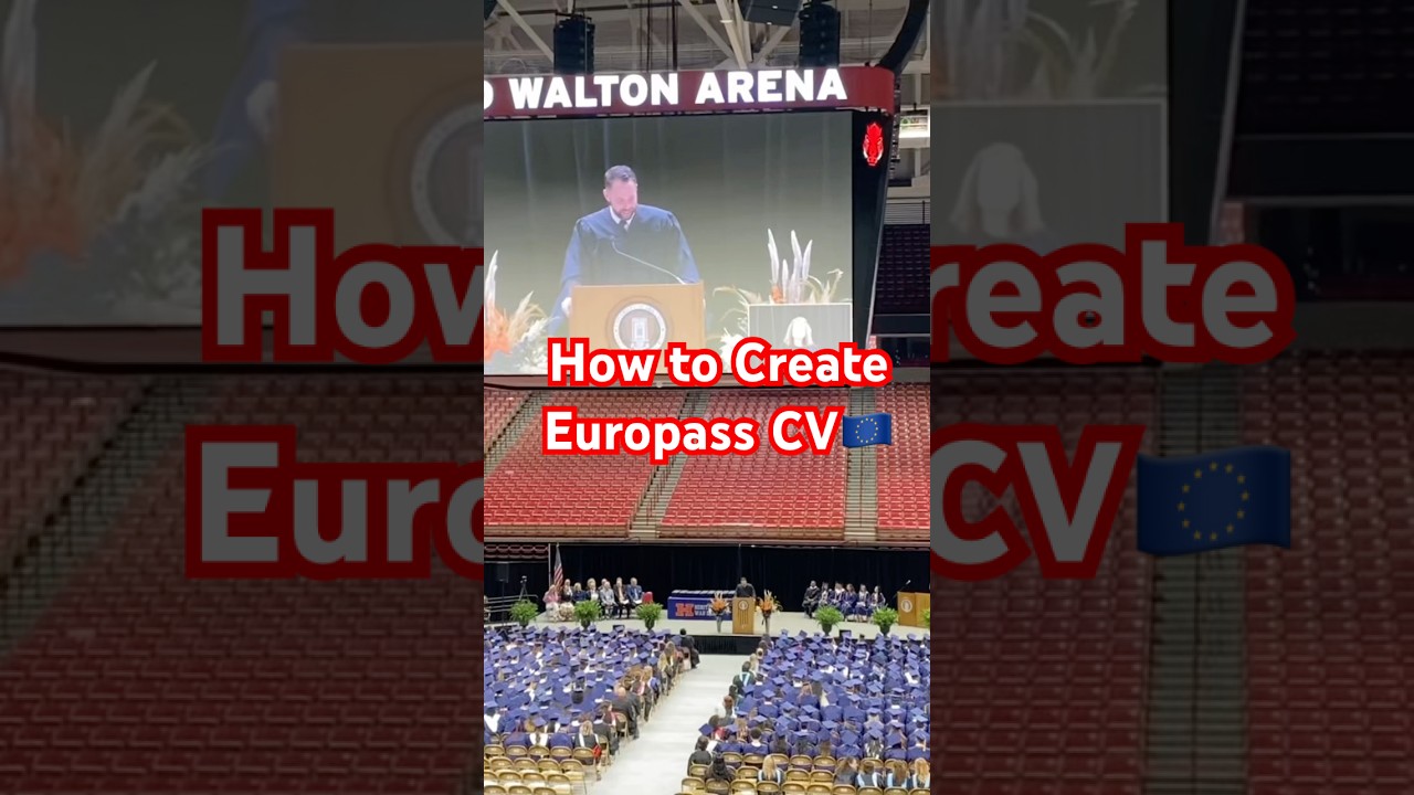 How to create Europass CV🇪🇺📑#howto #cv #scholarships #shorts