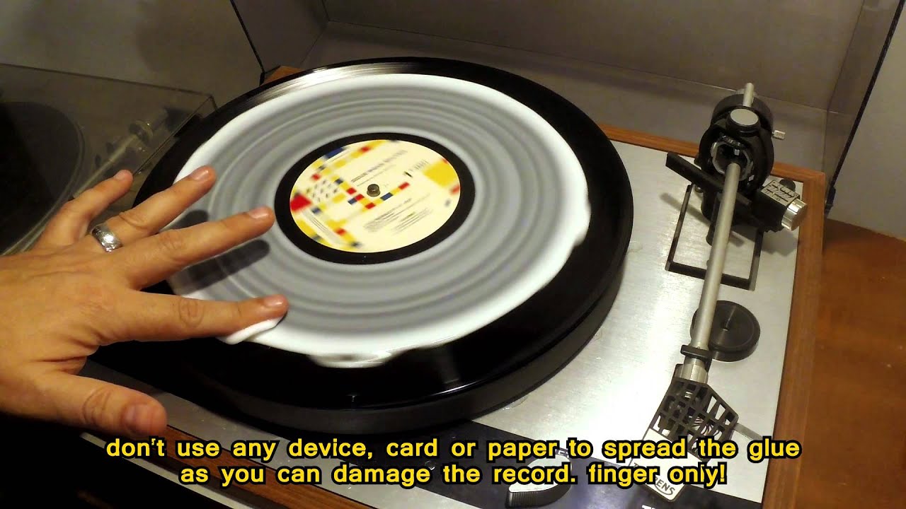 Tutorial: Record's Cleaning with wood glue - The right way!
