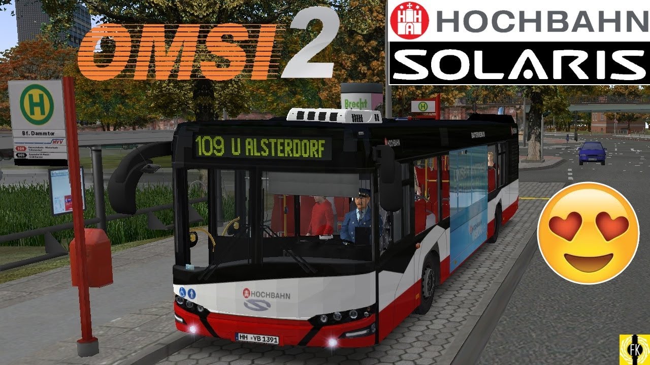 OMSI 2 [60 FPS] - HOCHBAHN-SOLARIS auf der Linie 109 - Let's Play Omsi 2 [#396]