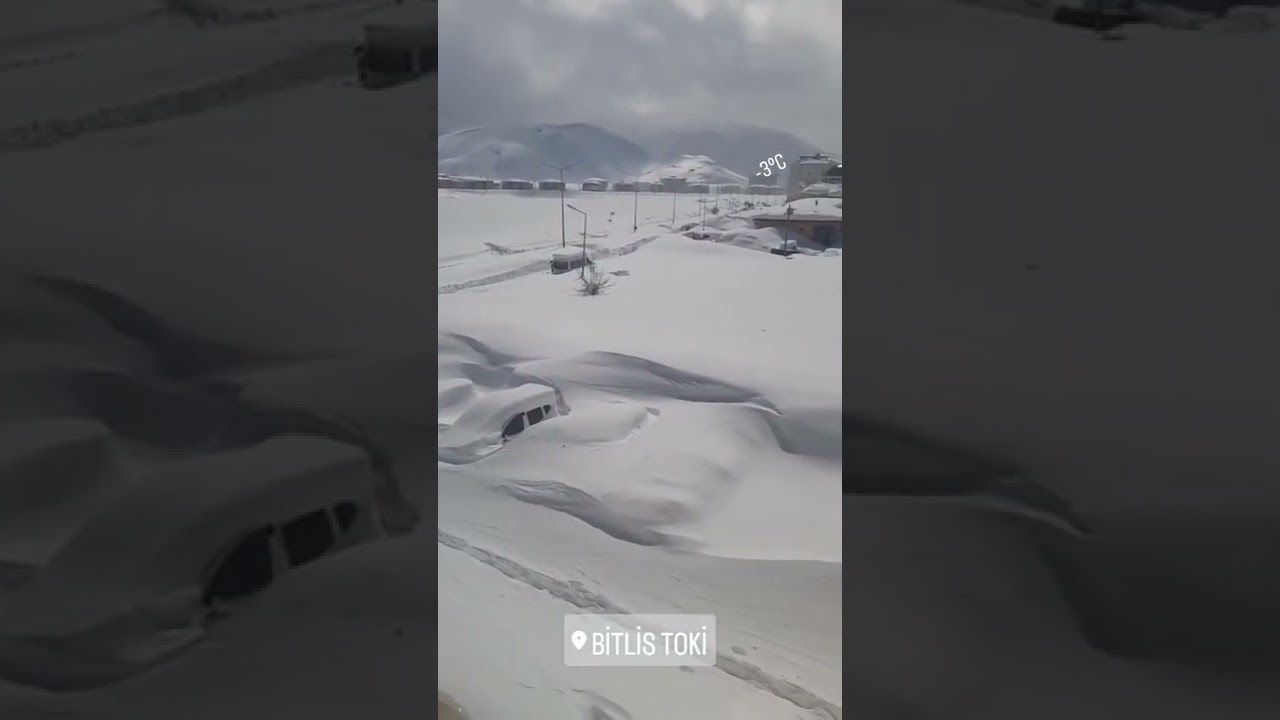 Bitlis kar yağışı #kar #Bitlis 13 mart 2022