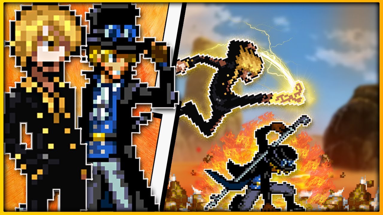 SANJI E SABO NA BATALHA DAS 5 CASAS NO MUGEN! DUPLA QUENTE