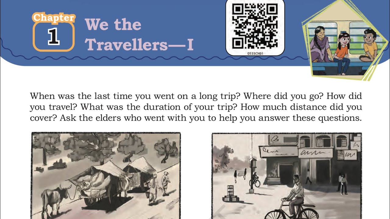 We the Travellers-1 , class 5 maths new book chapter 1 complete solution with question answer 
