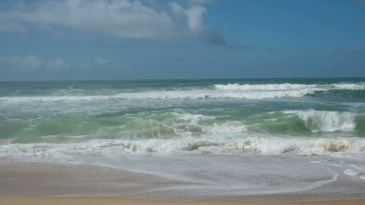 Ocean Waves Crashing 🌊 Relaxing White Noise Ambience for Relax