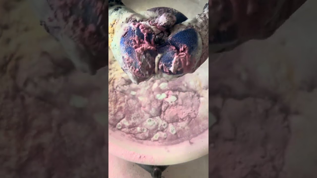 ASMR sponge squeezing new to me products