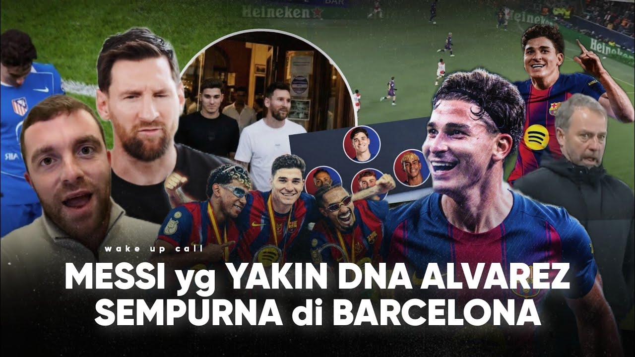 HERE WE GO! Julian Alvarez Dengarkan Messi “Barcelona jadi Tempat Terbaik” Kepingan SEMPURNA Flick