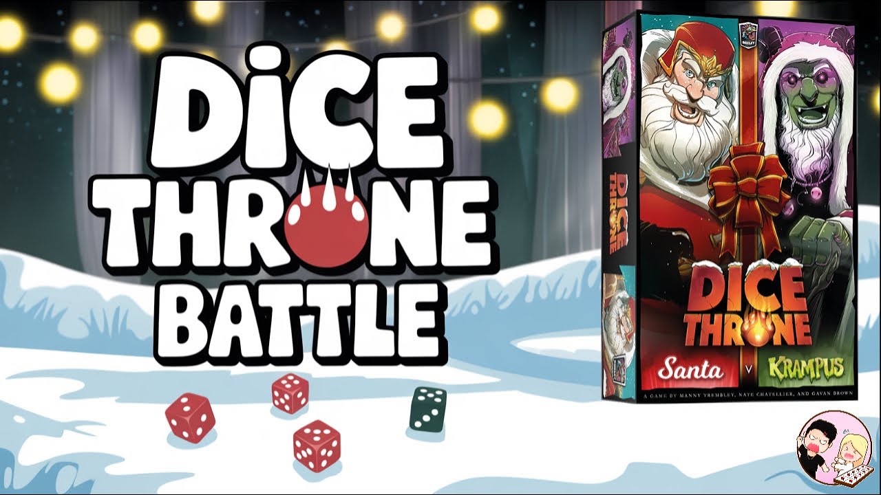 Dice Throne: Santa Vs Krampus 2 Player Playthrough I Gaming With The Powers
